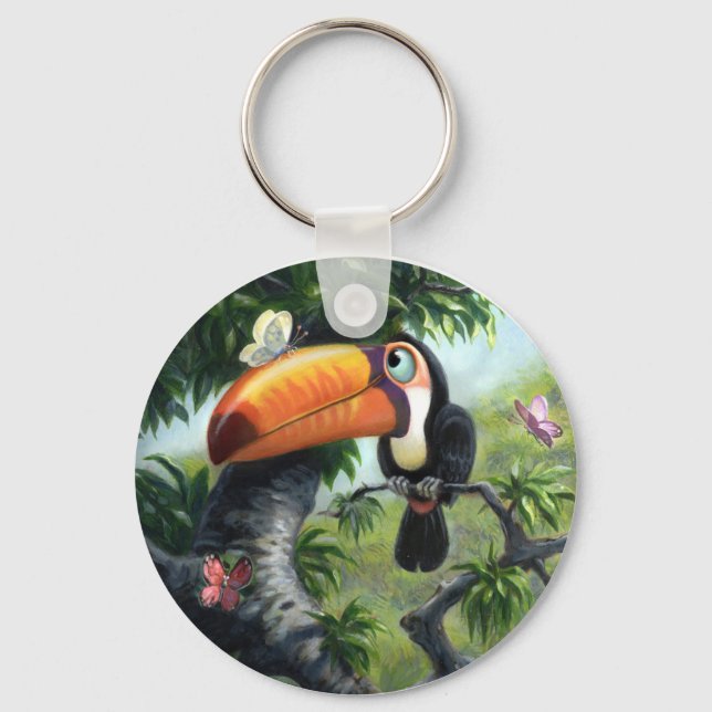 Case of the Butterflies Keychain (Front)