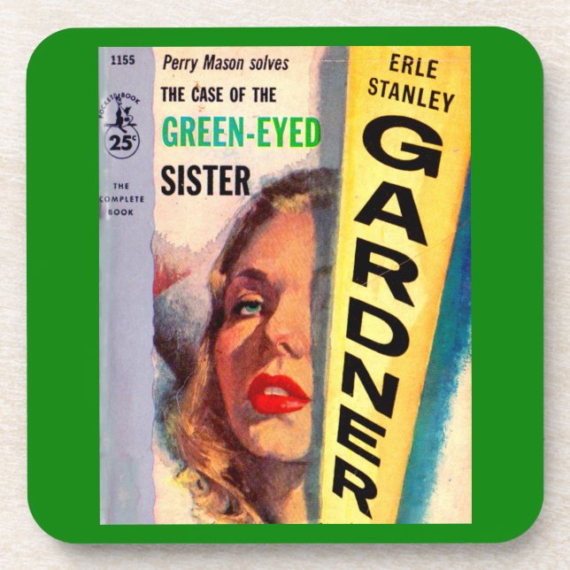 Case of the Green-Eyed Sister Coaster (Front)