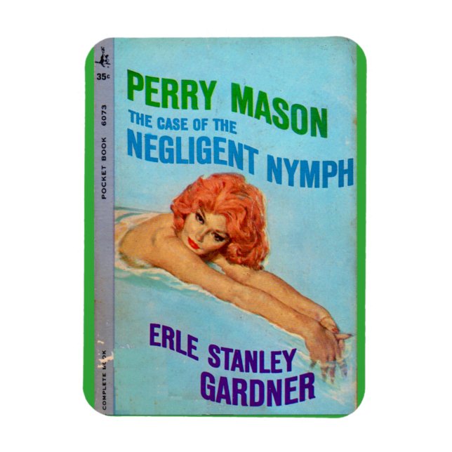 Case of the Negligent Nymph book cover Magnet (Vertical)
