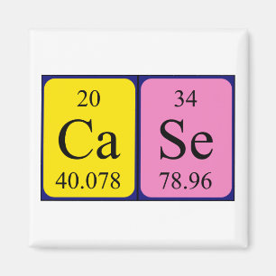 Case periodic table name magnet