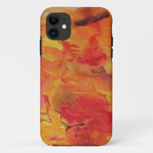 case watercolor 12 red orange yellow