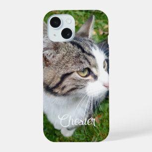 CaseMate iPhone 15 Case with custom cat photo