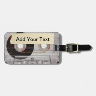 Casette Tape Luggage Tag