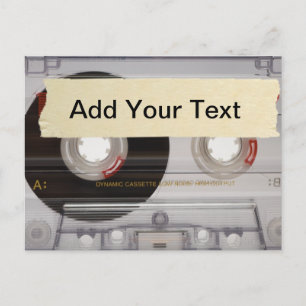 Casette Tape Postcard