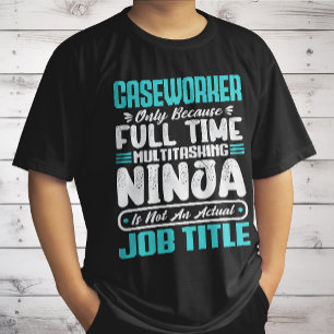 Caseworker Job Title Profession Funny Caseworker  T-Shirt