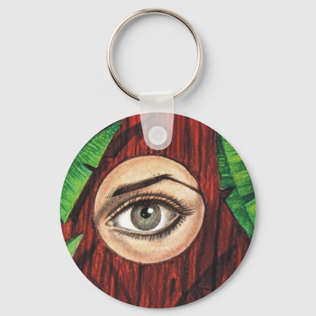 Casey in Hiding Keychain (Front)