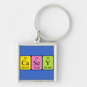 Casey periodic table name keyring