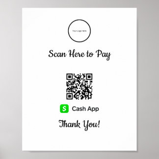 Cash App Mobile Payment | Scan To Pay  Poster