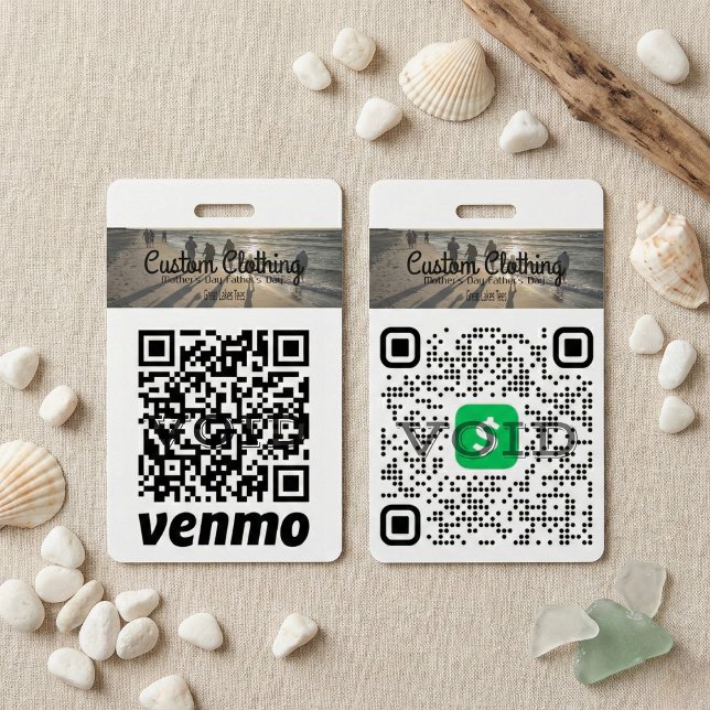 Cash App & Venmo QR Code Company Badge (Professional Mobile Payment Solution)