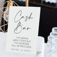 Cash Bar Wedding