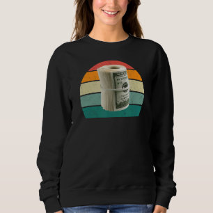 Cash Coins Bank Account Investing Share Currency P Sweatshirt