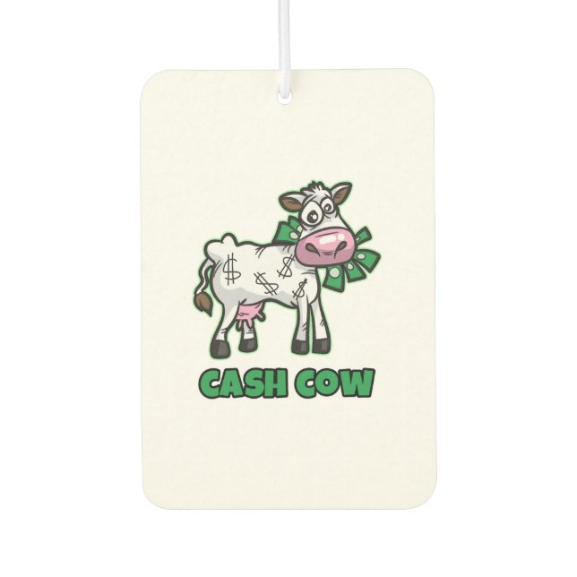 Cash Cow Air Freshener (Front)
