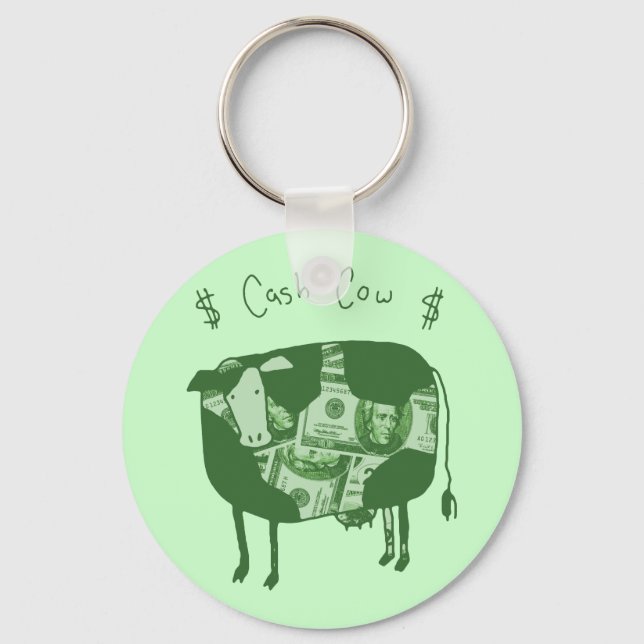 Cash Cow Keychain (Front)