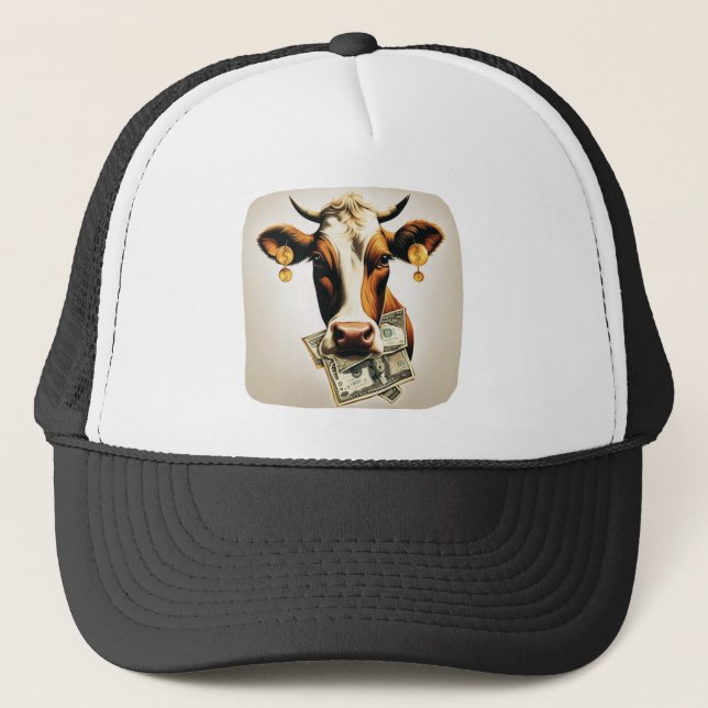 Cash Cow  Trucker Hat (Front)