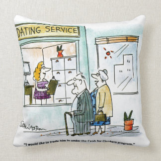 Cash for Clunkers Throw Pillow
