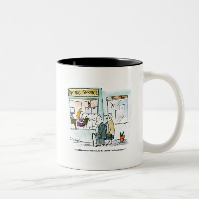 Cash for Clunkers Two-Tone Coffee Mug (Right)