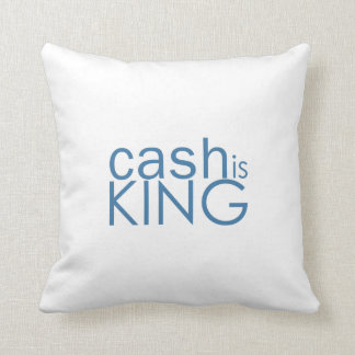 Cash Is King Throw Pillow