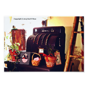 Cash register photo print