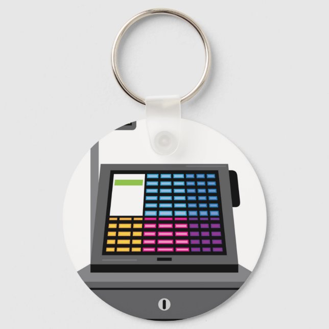 Cash Register Touch screen Keychain (Front)