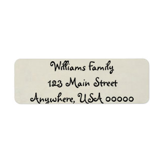 Cash Return Address