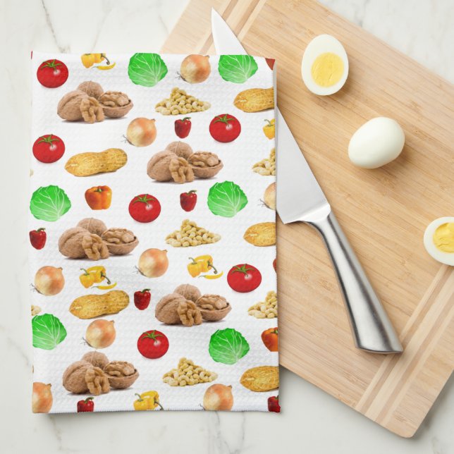 Cashew Nuts, Kitchen Hand Towel (Quarter Fold)