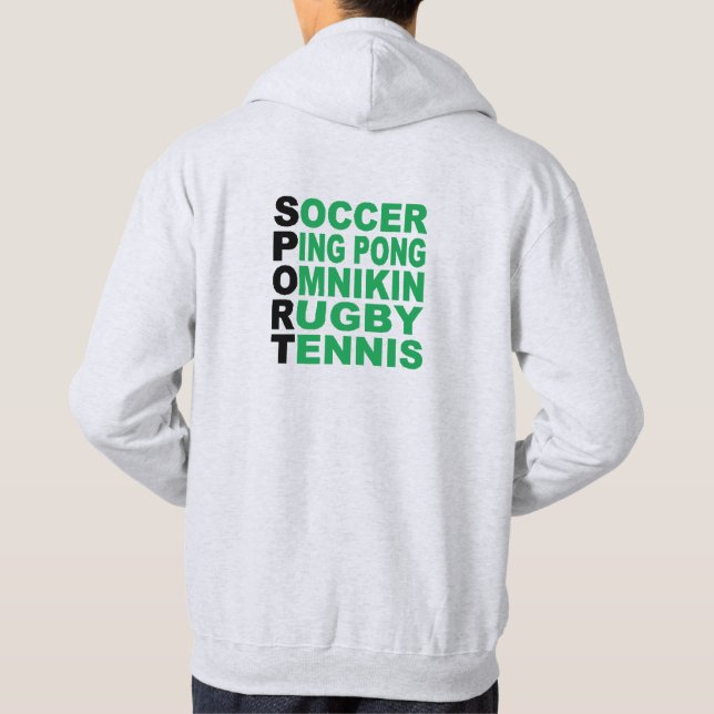 Cashing sweat back TOURISM SPORT Hoodie (Back)
