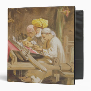 Cashmere Shawls: Weaving, 1863 (chromolitho) Binder
