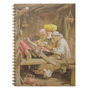 Cashmere Shawls: Weaving, 1863 (chromolitho) Notebook
