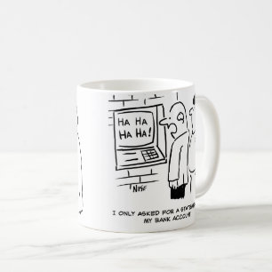 Cashpoint - Two Banking Cartoons Coffee Mug