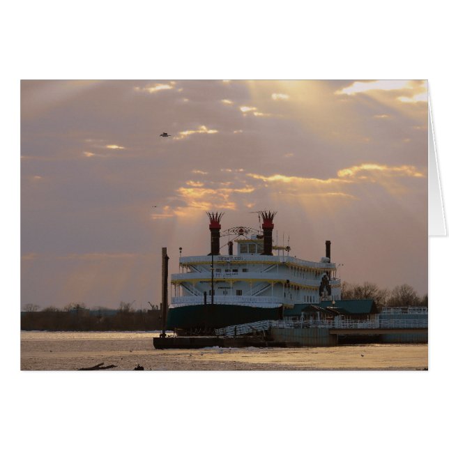 Casino at Sunset on the Mississippi River (Front Horizontal)