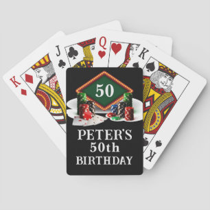 Casino Birthday Party Favours Playing Cards