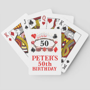 Casino Birthday Party Favours Playing Cards