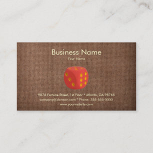 Casino Business Card Template