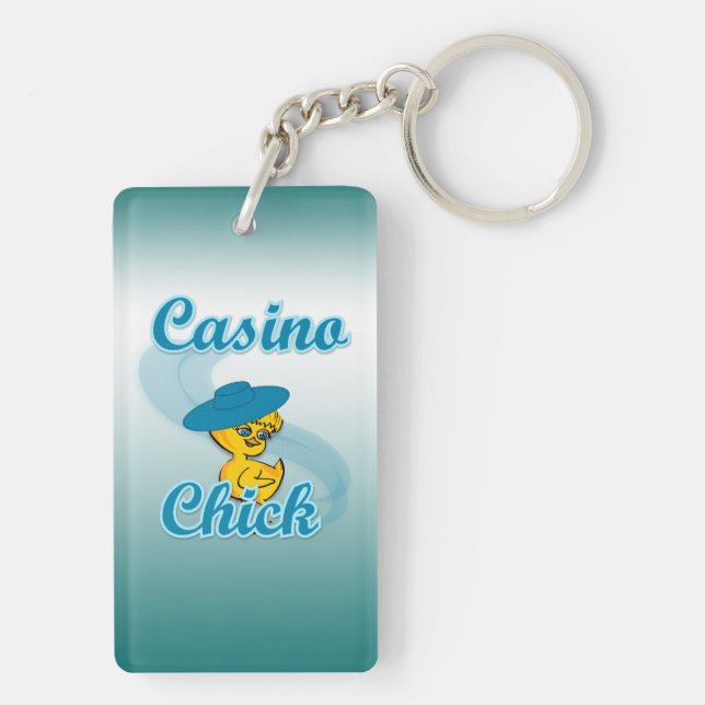Casino Chick #3 Keychain (Back)