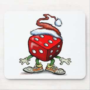Casino Christmas Mouse Pad