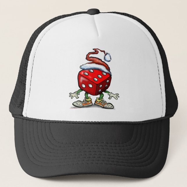 Casino Christmas Trucker Hat (Front)