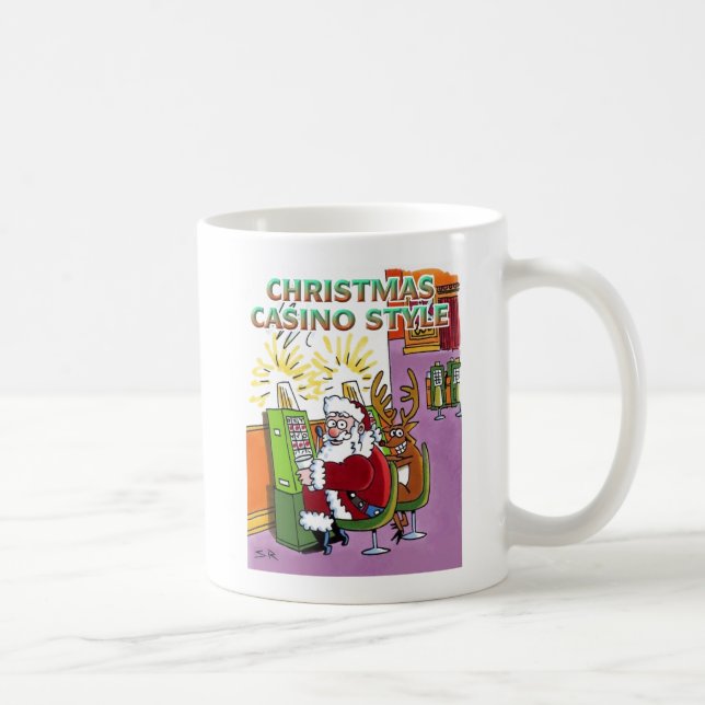 Casino de Noël Style à gauche tasse (Droite)