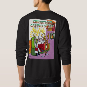Casino de Noël Style sweatshirt noir retour