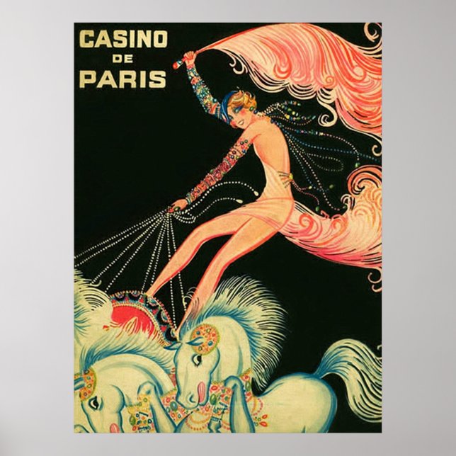 Casino de Paris ~ Vintage Ad Poster (Front)