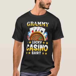 Casino  For Grammy Funny Lucky Casino T-Shirt