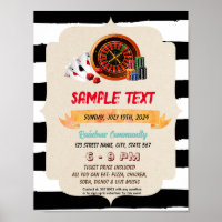 Casino gamble flyer