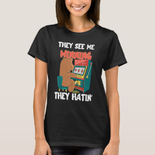 Casino Gambling Machine Gambling Hall Free Spins 1 T-Shirt