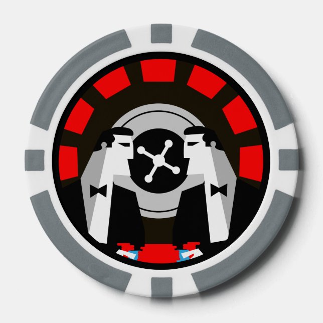 Casino Gambling Poker Roulette  Chips (Front)