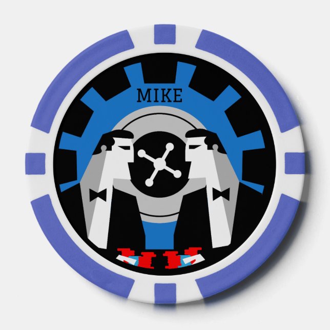 Casino Gambling Poker Roulette  Chips (Front)