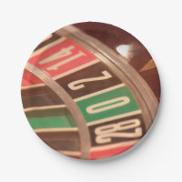 Casino Gambling Roulette Wheel Vintage Retro Style