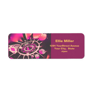 Casino Gambling Theme Pink