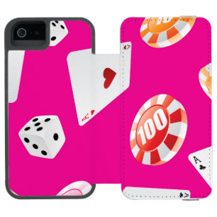 Casino, Games accessories pattern 7 Incipio Watson™ iPhone 5 Wallet Case