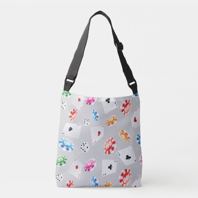 Casino, Games accessories pattern 8 Crossbody Bag (Front)