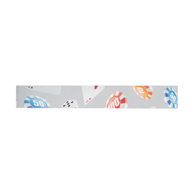 Casino, Games accessories pattern 8 Wrap Around Label (Individual)