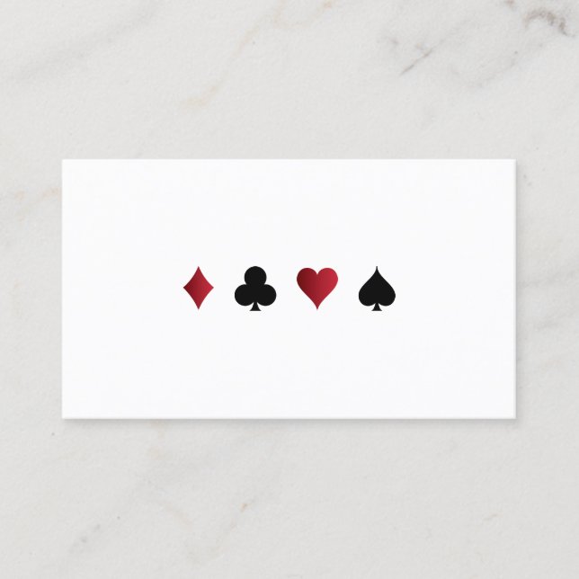 Casino Gaming Business Card (Front)